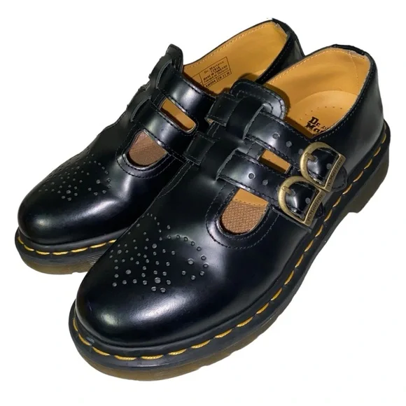 Womens LIKE NEW Dr. Martens 8065 Mary Jane Casual Shoe - Black - Picture 2 of 12